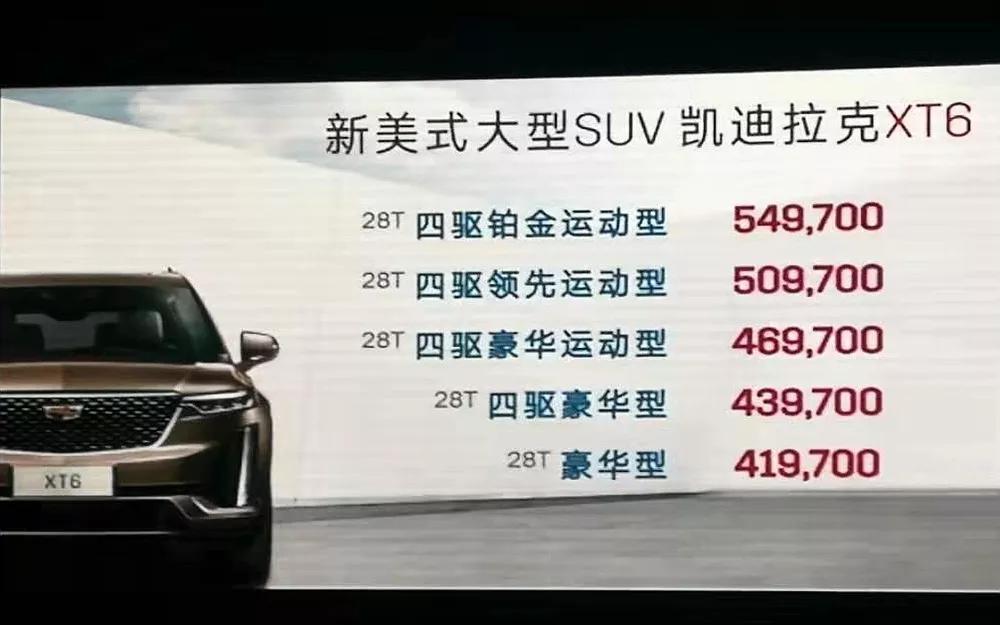 凯迪拉克新XT6亮相广州车展，豪华升级，起售价仅34.99万，豪华体验让人心动！