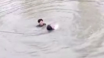 冰冷刺骨！他们义无反顾跳水救人