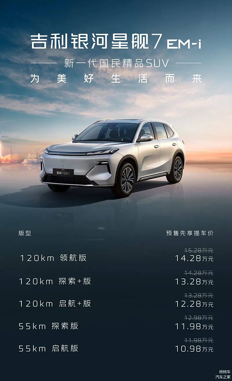 银河安全！吉利安全护卫队新增一员——星舰7EM-i，深度解析与前瞻