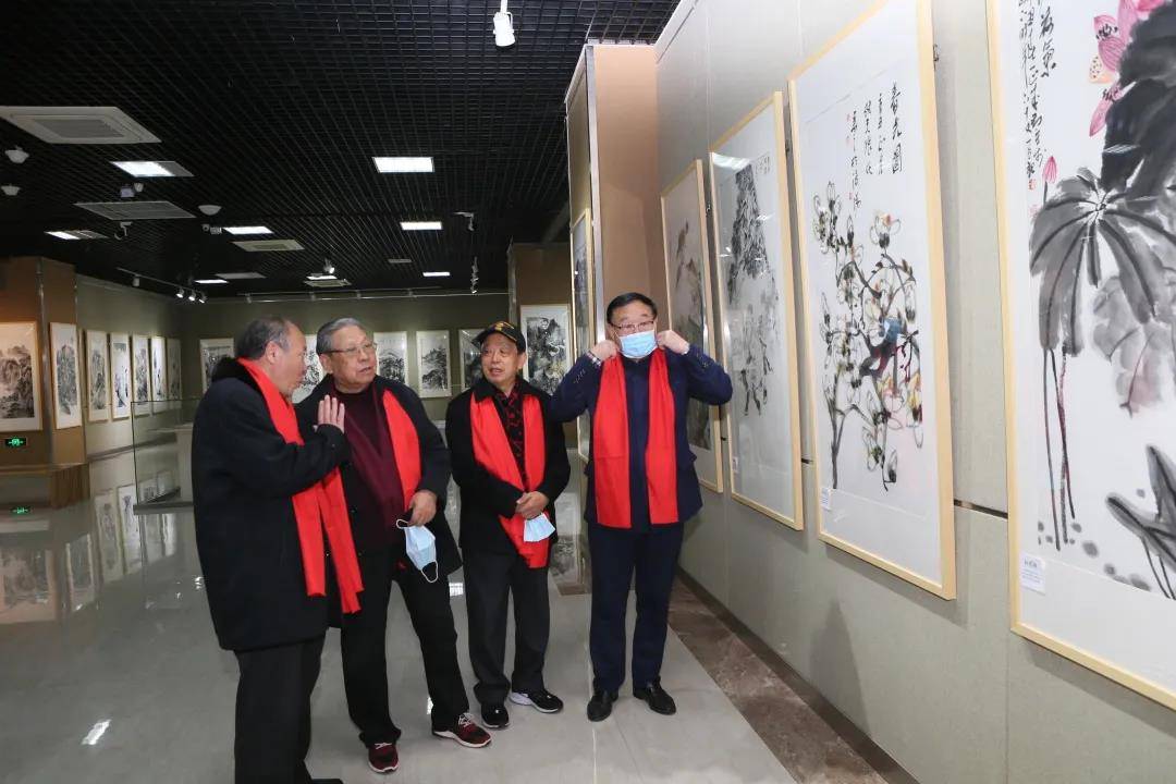 春华秋实三友书画篆刻展在齐鲁碑刻文化苑隆重开幕