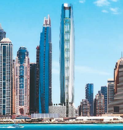 中企承建全球最高酒店类建筑顺利竣工，辉煌之巅，瞩目之作