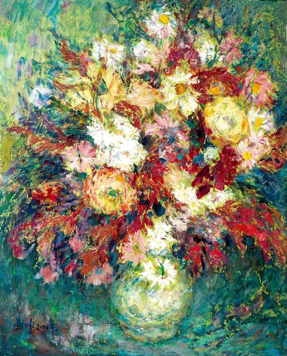 印象派花卉油画，15幅绚烂之作，感受色彩的生动魅力