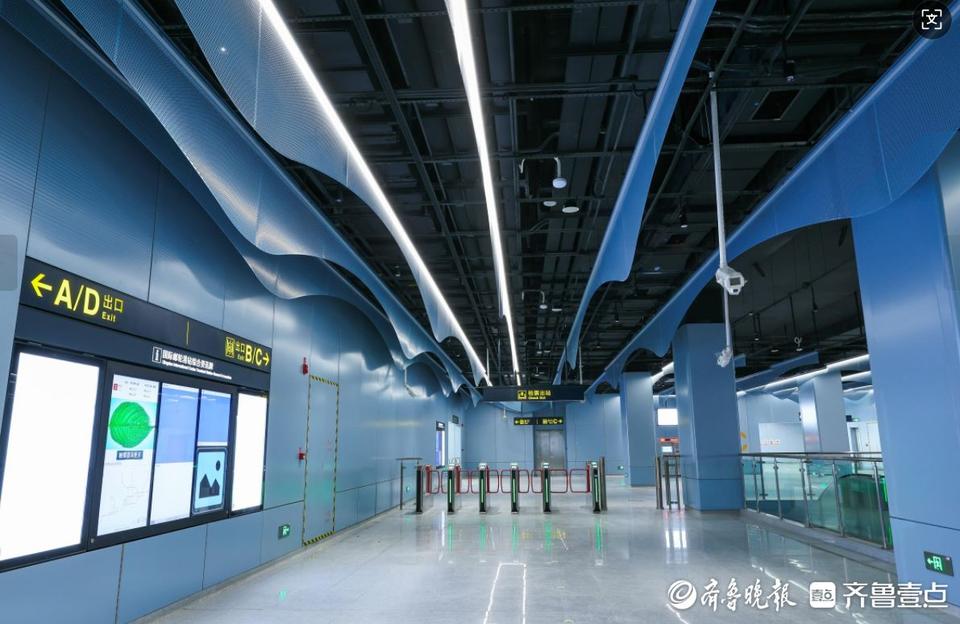 青岛地铁2号线西延段车站全景揭秘，一站一景，先睹为快！