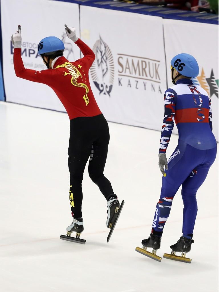 再夺一金！中国队闪耀短道速滑混合团体接力赛场，以2:39.115的成绩夺得金牌